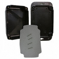 Bud Industries - HD-7600 - BOX PLSTC BLACK 6.62"L X 4.68"W