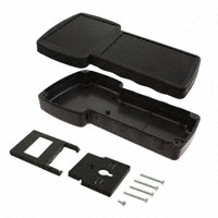 Bud Industries - HH-3496-B - BOX ABS BLACK 8.27"L X 4.33"W