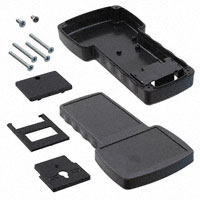 Bud Industries - HH-3497-BCB - BOX ABS BLACK 8.27"L X 4.33"W