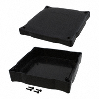 Bud Industries - HH-3550 - BOX ABS BLACK 4.5"L X 4.5"W