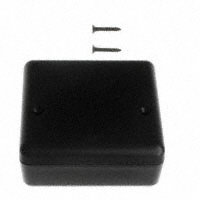 Bud Industries - HP-3649-B - BOX ABS BLACK 2.62"L X 2.6"W