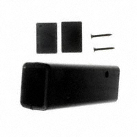 Bud Industries - HP-3653-B - BOX ABS BLACK 4.49"L X 1.41"W