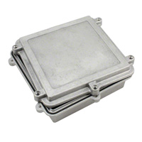 Bud Industries - IPS-3925 - BOX ALUM NATURAL 6.38"L X 6.38"W