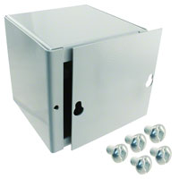 Bud Industries - JB-3951 - BOX STEEL GRAY 4"L X 4"W