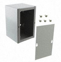 Bud Industries - JB-3953 - BOX STEEL GRAY 4"L X 4"W