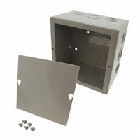 Bud Industries - JB-3955-KO - BOX STEEL GRAY 4"L X 6"W