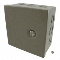 Bud Industries - JBH-4945-KO - BOX STEEL GRAY 3.5"L X 6"W