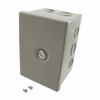 Bud Industries - JBH-4953-KO - BOX STEEL GRAY 4"L X 4"W