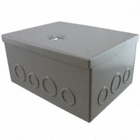 Bud Industries - JBH-4956-KO - BOX STEEL GRAY 4"L X 6"W