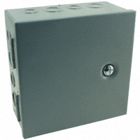 Bud Industries - JBH-4957-KO - BOX STEEL GRAY 4"L X 8"W