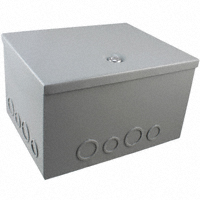 Bud Industries - JBH-4959-KO - BOX STEEL GRAY 6"L X 8"W