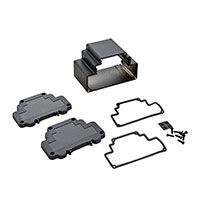 Bud Industries - DMX-4778-B - BOX ALUM BLACK 3.87"L X 2.38"W