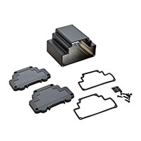 Bud Industries - DMX-4779-B - BOX ALUM BLACK 3.87"L X 3.08"W