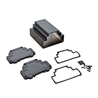 Bud Industries - DMX-4780-B - BOX ALUM BLACK 3.87"L X 4.46"W