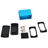 Bud Industries - EXN-23350-BL - BOX ALUM BLK/BLU 1.93"LX2.71"W