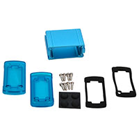 Bud Industries - EXN-23350-BLP - BOX ALUM BLU/TRN BLU 1.9"LX2.7"W