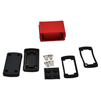 Bud Industries - EXN-23350-RD - BOX ALUM BLK/RED 1.93"LX2.71"W