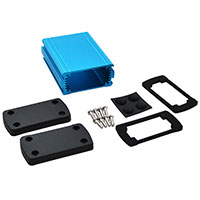 Bud Industries - EXN-23351-BL - BOX ALUM BLK/BLU 3.5"L X 2.71"W