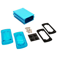 Bud Industries - EXN-23351-BLP - BOX ALUM BLU/TRN BLU 3.5"LX2.7"W