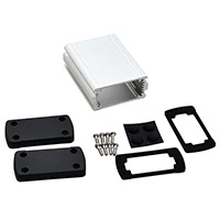 Bud Industries - EXN-23351-SV - BOX ALUM BLK/SLV 3.5"L X 2.71"W