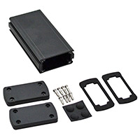 Bud Industries - EXN-23352-BK - BOX ALUM BLACK 5.08"L X 2.71"W