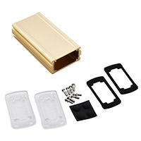 Bud Industries - EXN-23352-GDP - BOX ALUM CLR/GLD 5.08"L X 2.71"W