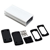 Bud Industries - EXN-23352-SV - BOX ALUM BLK/SLV 5.08"L X 2.71"W