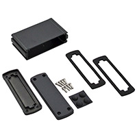 Bud Industries - EXN-23353-BK - BOX ALUM BLACK 2.72"L X 4.48"W