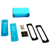 Bud Industries - EXN-23353-BLP - BOX ALUM BLU/TRN BLU 2.7"LX4.5"W