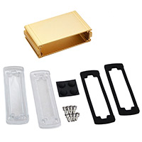 Bud Industries - EXN-23353-GDP - BOX ALUM CLR/GLD 2.72"L X 4.48"W