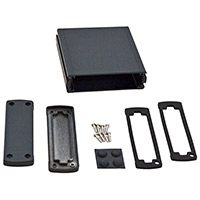 Bud Industries - EXN-23354-BK - BOX ALUM BLACK 4.69"L X 4.48"W