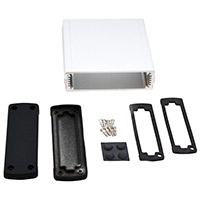 Bud Industries - EXN-23354-SV - BOX ALUM BLK/SLV 4.69"L X 4.48"W