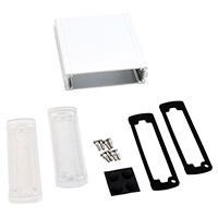 Bud Industries - EXN-23354-SVP - BOX ALUM CLR/SLV 4.69"L X 4.48"W