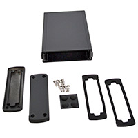 Bud Industries - EXN-23355-BK - BOX ALUM BLACK 6.65"L X 4.48"W