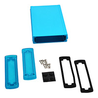 Bud Industries - EXN-23355-BLP - BOX ALUM BLU/TRN BLU 6.7"LX4.5"W