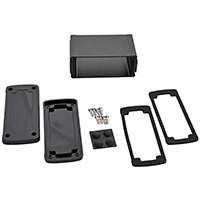 Bud Industries - EXN-23356-BKP - BOX ALUM BLACK 2.72"L X 4.53"W