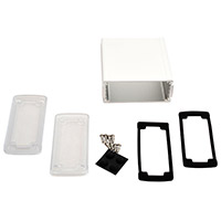 Bud Industries - EXN-23357-SVP - BOX ALUM CLR/SLV 4.69"L X 4.53"W