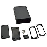 Bud Industries - EXN-23358-BK - BOX ALUM BLACK 6.65"L X 4.53"W