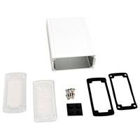 Bud Industries - EXN-23358-SVP - BOX ALUM CLR/SLV 6.65"L X 4.53"W