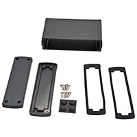 Bud Industries - EXN-23359-BK - BOX ALUM BLACK 3.5"L X 5.77"W