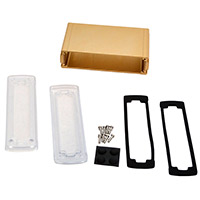 Bud Industries - EXN-23359-GDP - BOX ALUM CLR/GLD 3.5"L X 5.77"W