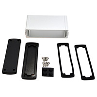 Bud Industries - EXN-23359-SV - BOX ALUM BLK/SLV 3.5"L X 5.77"W