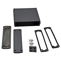 Bud Industries - EXN-23360-BK - BOX ALUM BLACK 5.08"L X 5.77"W