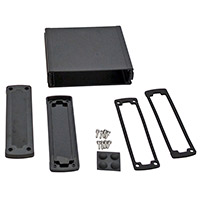 Bud Industries - EXN-23360-BKP - BOX ALUM BLACK 5.08"L X 5.77"W