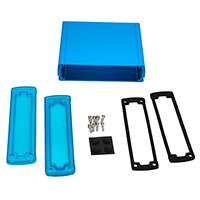 Bud Industries - EXN-23360-BLP - BOX ALUM BLU/TRN BLU 5.1"LX5.8"W