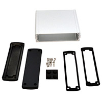 Bud Industries - EXN-23360-SV - BOX ALUM BLK/SLV 5.08"L X 5.77"W