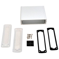 Bud Industries - EXN-23360-SVP - BOX ALUM CLR/SLV 5.08"L X 5.77"W