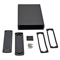 Bud Industries - EXN-23362-BKP - BOX ALUM BLACK 8.23"L X 5.77"W