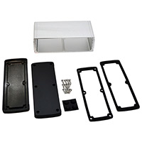 Bud Industries - EXN-23363-SV - BOX ALUM BLK/SLV 3.5"L X 7"W