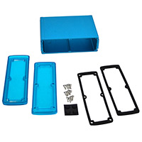 Bud Industries - EXN-23364-BLP - BOX ALUM BLU/TRN BLU 5.08"LX7"W